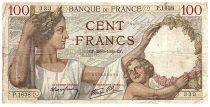 France 100 Francs Sully - 28.09.1939 - Serial P.1638 - Fay.26.08