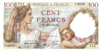 France 100 Francs Sully - 29-01-1942 Serial O.28020