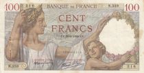 France 100 Francs Sully - 29-06-1939 - Serial N.359