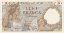 France 100 Francs Sully - 29-06-1939 - Serial T.379