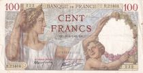 France 100 Francs Sully - 30-04-1941 - Serial R.21464