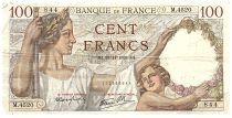 France 100 Francs Sully - 30.11.1939 - Serial M.4520 - Fay.26.16