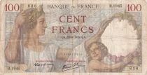 France 100 Francs Sully - September 28, 1939 - Series B.1945