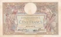 France 100 Francs Women and childs - 09-06-1938 - Serial T.59657