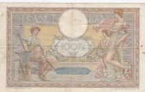 France 100 Francs Women and childs - 13-06-1923  Serial U.9392 - F to VF