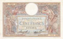 France 100 Francs Women and childs - 21-10-1937 Serial L.55918