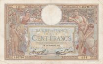 France 100 Francs Women and childs - 21-10-1937 Serial S.55798