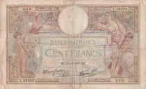 France 100 Francs Women and childs - 23-12-1937 - Serial L.56393 - F