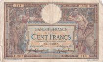 France 100 Francs Women and childs - 24-12-1919 -  Serial F.6633