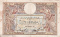 France 100 Francs Women and childs - 30-09-1937 - Serial C.55653 - F