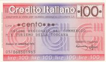 France 100 Lires Credito Italiano, 1976 - Toscane- Neuf
