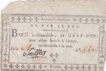 France 100 Livres - Bon de Maulevrier dit Bon de Stofflet - 1794