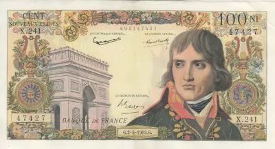 France 100 NF - Bonaparte - 02-05-1963 - Serial X.241