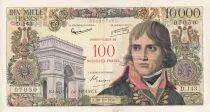 France 100 NF sur 10000 Francs - Bonaparte - 1958 - TTB