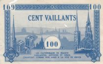 France 100 Vaillants - Billet Scouts Catholiques - 1940-1950