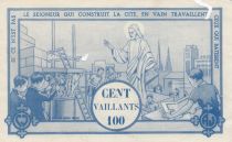 France 100 Vaillants - Billet Scouts Catholiques - 1940-1950