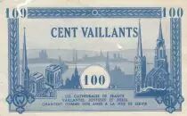 France 100 Vaillants - Catholic Scouts Ticket - 1940-1950