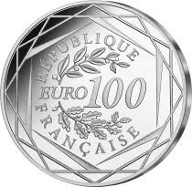 France 100 years of Gustave Eiffel - 100 Euros Silver 2023