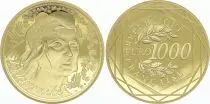 France 1000 Euro Or - Marian - 2019 -  UNC - GOLD