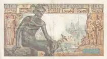 France 1000 Francs -  Demeter - 1942 - Serial N.1207 - XF - P.102