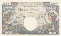 France 1000 Francs - 06-07-1944 - P.96c - UNC