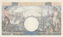 France 1000 Francs - 06-07-1944 Serial D.3620 - P.96c - XF to AU