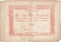 France 1000 francs - 18 Nivose An III (7.1.1795) - Sign. Troupe - Série 6424
