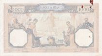 France 1000 Francs - Ceres & Mercure - 18-01-1940 - Serial E.8680 - F.38.41