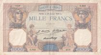 France 1000 Francs - Ceres & Mercure - 20-01-1930 - Serial G.843 - F.37.04