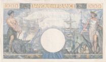 France 1000 Francs - Commerce and Industry - 13-07-1944 - Serial Q.3794 - P.96