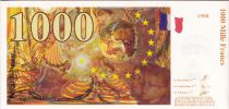 France 1000 Francs - De Gaulle - Spécimen - 1998 - Fantaisie