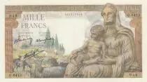 France 1000 Francs - Deesse Demeter - 17-06-1943 - Serial O.6413