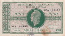 France 1000 Francs - Marianne - 1945-  Letter A - VF.12.01
