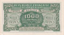 France 1000 Francs - Marianne - 1945 - Letter D - Serial 05 D -  XF+ - P.107