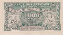 France 1000 Francs - Marianne - 1945 - Letter D - Serial 11 H -  AU - P.107x