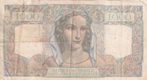 France 1000 Francs - Minerva and Hercule - 17-01-1946 - Serial O.187 - P.130a