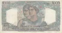France 1000 Francs - Minerva and Hercules - 05-05-1948 - Serial E.417