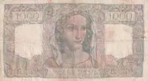 France 1000 Francs - Minerva and Hercules - 12-07-1945 - Serial X.83 - F - P.130a