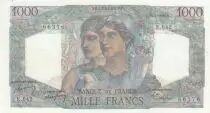 France 1000 Francs - Minerva and Hercules - 20-04-1950 - Serial E.642