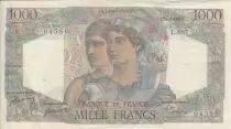 France 1000 Francs - Minerva and Hercules - 29-06-1950 - Serial L.667
