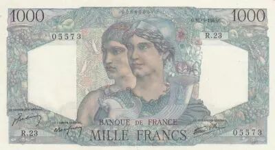 France 1000 Francs - Minerva and Hercules - 31-05-1945 - R.23