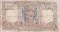 France 1000 Francs - Minerva and Hercules - 31-05-1945 - Serial Y.36 - VG to F - P.130a