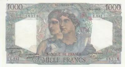 France 1000 Francs - Minerve et Hercule - 20-04-1950 - S�rie E.642