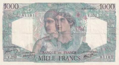 France 1000 Francs - Minerve et Hercule - 25-04-1946 - S�rie V.252 - F.41.13