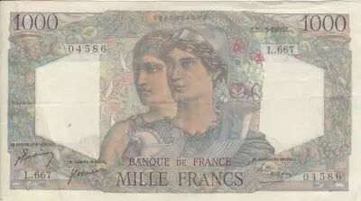 France 1000 Francs - Minerve et Hercule - 29-06-1950 - S�rie L.667