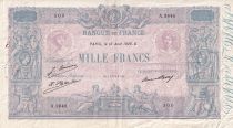 France 1000 Francs - Pink and blue - 13-08-1926 - Serial A.2646 - VF - P.67