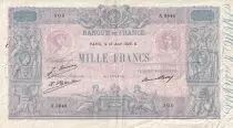 France 1000 Francs - Pink and blue - 13-08-1926 - Serial A.2646 - VF - P.67