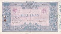 France 1000 Francs - Pink and blue - 27-08-1919 - Serial M.1285 -  VF - P.67