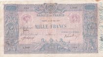 France 1000 Francs - Rose et Bleu - 29-05-1917 - Série L.1047 - F.36.31