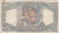 France 1000 Francs  Minerva - 03-10-1946 - Serial S.339